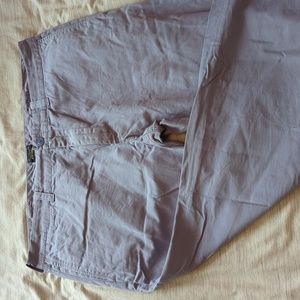 JCrew Lilac Chinos 35W 32L